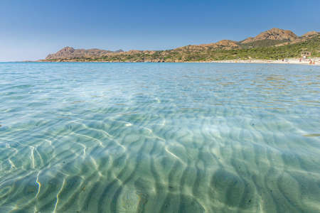 Ostriconi beach in Corsica, Franceの写真素材