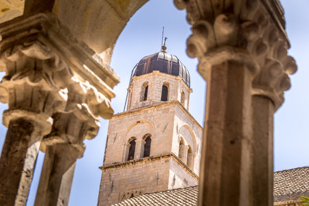 Franciscan Church and Monastery in Dubrovnik, Croatiaの写真素材