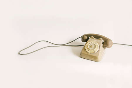 Stock photo phone on white background