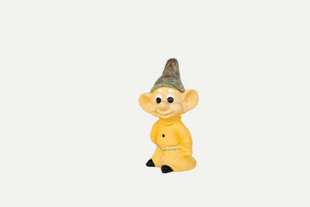 Stock photo garden dwarf on white backgroundの写真素材