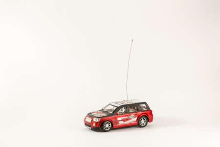 Stock photo model car on white background