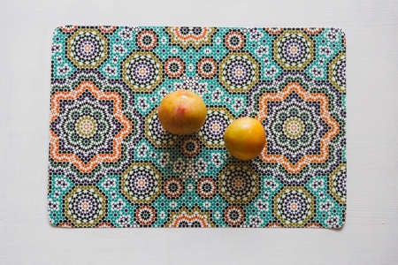 breakfast placemat, breakfast placemat, oranges placemat with fruit,