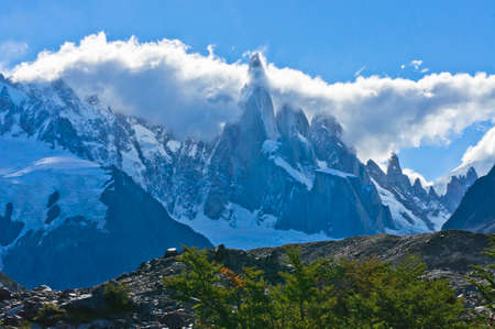 Mount Cerro Torre, Patagonia, Argentina, South Americaのeditorial素材