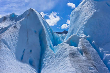 View from the surface of blue glacier, Patagonia, Argentina, South Americaのeditorial素材