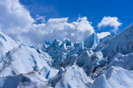 View from the surface of blue glacier, Patagonia, Argentina, South Americaのeditorial素材