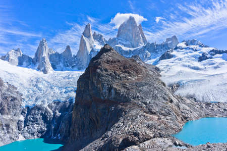 Mount Fitz Roy, Patagonia, Argentina, South Americaのeditorial素材