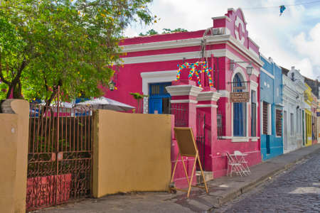 Olinda, Old city street view, Brazil, South Americaのeditorial素材