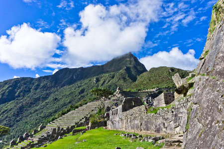 Machu Picchu on a sunny day, Peru, South Americaのeditorial素材