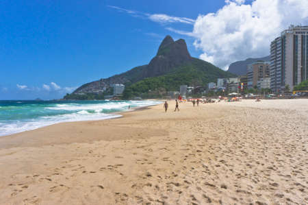 Rio de Janeiro, Ipanema beach view, Brazil, South Americaのeditorial素材