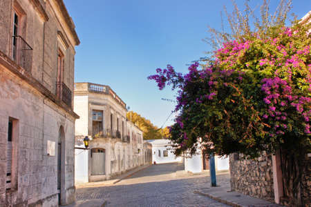 Colonia del Sacramento, Old city street view, Uruguay, South Americaのeditorial素材