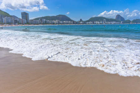 Rio de Janeiro, Copacabana beach view, Brazil, South Americaのeditorial素材