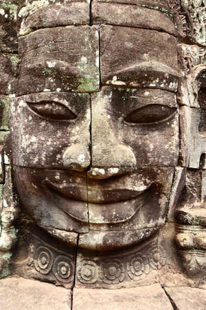 Angkor Thom, Angkor Wat site, Cambodiaの写真素材