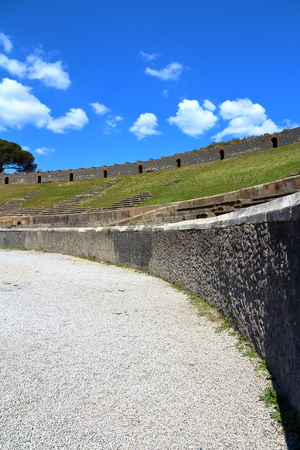 Pompeii, Italy: ancient Roman cityのeditorial素材