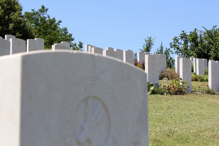 view of war cemeteryのeditorial素材