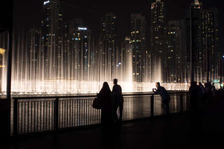 Dubai Dancing Fountainsのeditorial素材