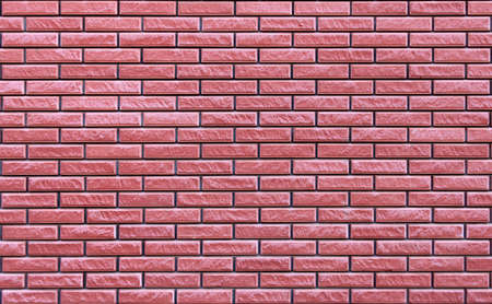 Brick wall red for design background or copy spaceの写真素材