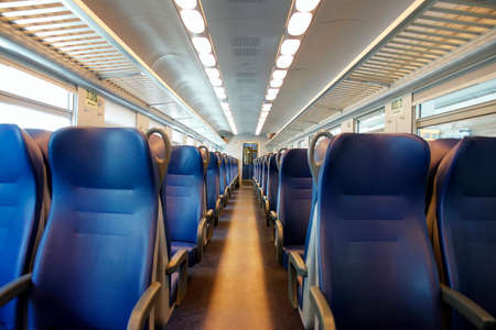 Emtpy train interior