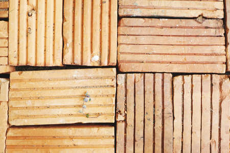 Background of brick wall textureの写真素材