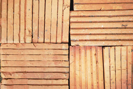 Background of brick wall textureの写真素材