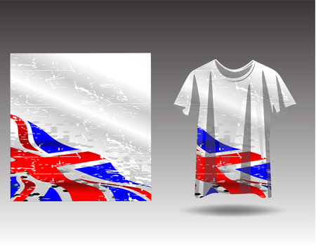 Tshirt sports design for racing, jersey, cycling, football, gaming, motocrossのイラスト素材