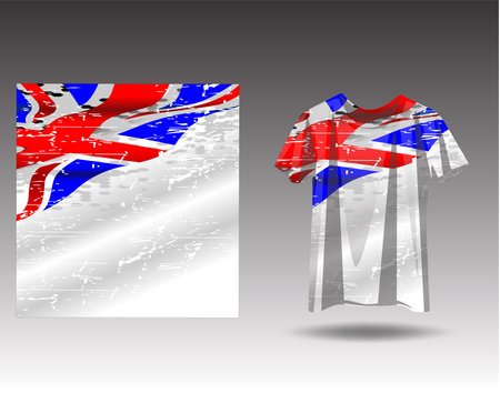 Tshirt sports design for racing, jersey, cycling, football, gaming, motocrossのイラスト素材