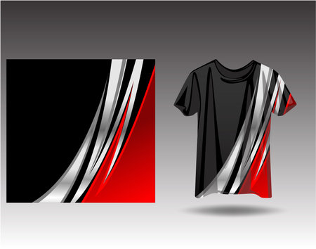 Tshirt sports design for racing, jersey, cycling, football, gaming, motocrossのイラスト素材
