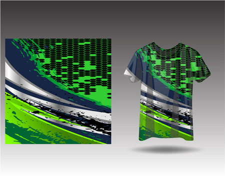 Tshirt sports design for racing  jersey  cycling  football  gaming  motocrossのイラスト素材