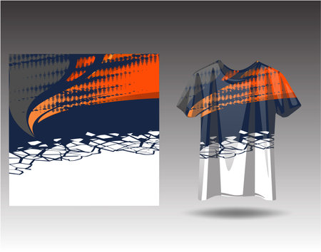 Tshirt sports design for racing  jersey  cycling  football  gaming  motocrossのイラスト素材
