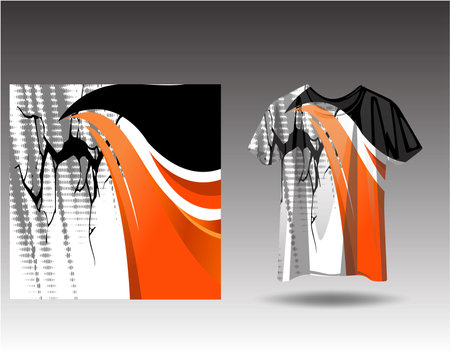 Tshirt sports design for racing  jersey  cycling  football  gaming  motocrossのイラスト素材