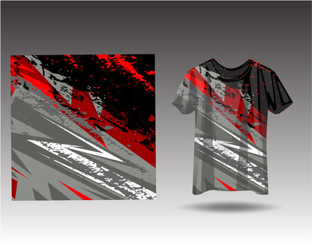Tshirt sports design for racing  jersey  cycling  football  gaming  motocrossのイラスト素材
