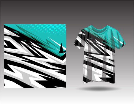 Tshirt sports design for racing  jersey  cycling  football  gaming  motocrossのイラスト素材