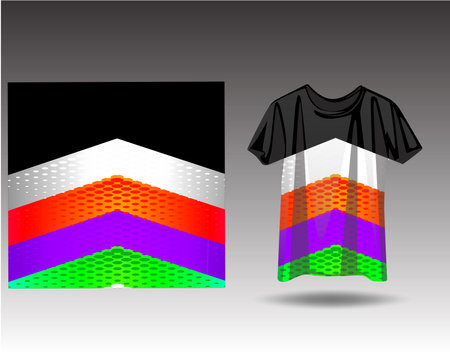 Tshirt sports design for racing jersey cycling football gaming motocrossのイラスト素材