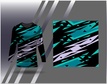 Tshirt sports design for racing jersey cycling football gaming motocrossのイラスト素材