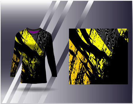 Tshirt sports design for racing jersey cycling football gaming motocrossのイラスト素材