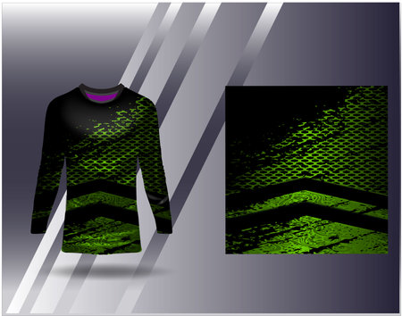Tshirt sports design for racing jersey cycling football gaming motocrossのイラスト素材
