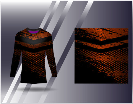 Tshirt sports design for racing jersey cycling football gaming motocrossのイラスト素材