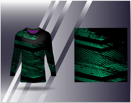 Tshirt sports design for racing jersey cycling football gaming motocrossのイラスト素材