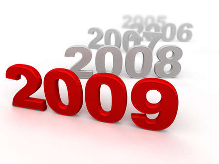 3d 2009. White background. Digitally Generated.の写真素材