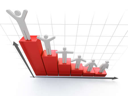 3d Diagramの写真素材