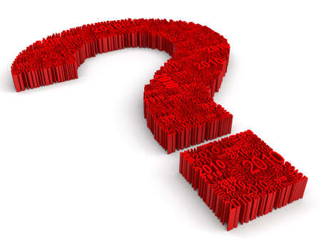 Big Question from 2010の写真素材