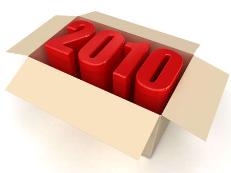 New year 2010 の写真素材