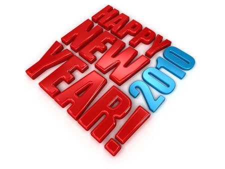 Happy New Year 2010 の写真素材