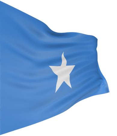 3D Somali flagの写真素材