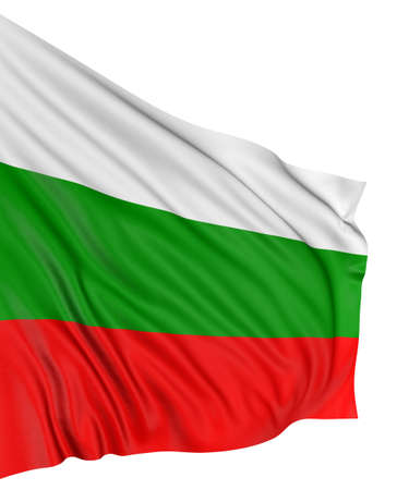 3D Bulgarian flagの写真素材