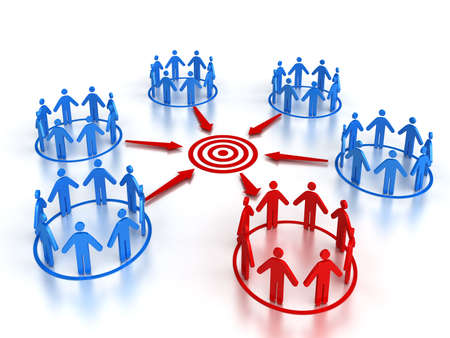 Target Market の写真素材