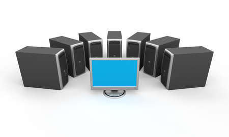 PC Workstation の写真素材