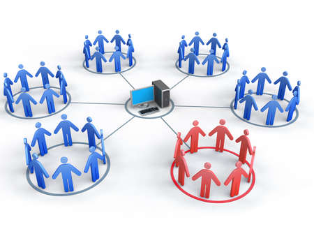 Circle of Peopleの写真素材