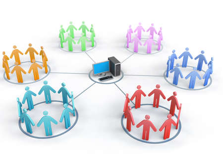 Circle of Peopleの写真素材