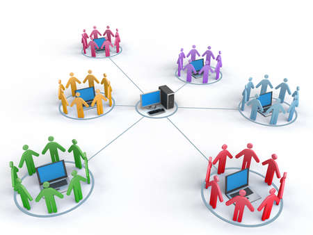 Circle of Peopleの写真素材