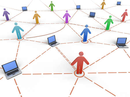 Business Network の写真素材